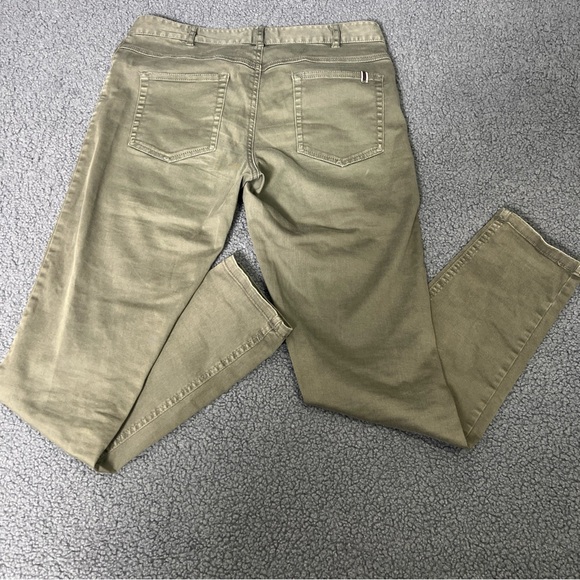 Mango Basics Pants Size 6  Green 5-Pockets. - Picture 6 of 14